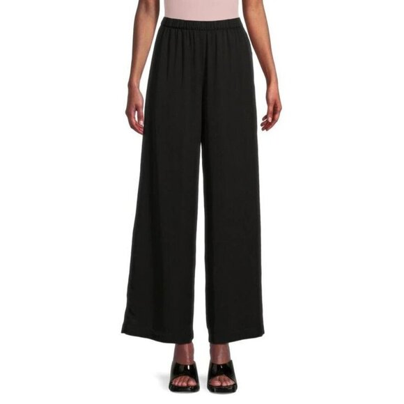 Truth by Republic Pants - Truth by Republic Women’s Black Stretch Wide Leg Flare Pull-On Pants Size 10